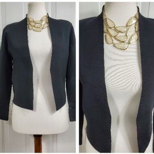 M.M. Lafleur The Sant Ambroeus Jardigan Black NWT